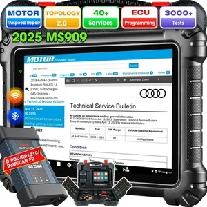 Escáner de diagnóstico genuino Autel MaxiSys MS909 EE. UU. con codificación ECU 2.0 de topología - Imagen 1 de 8