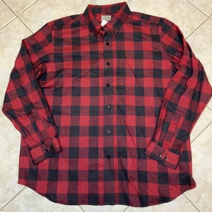 LL Bean Herren XL L/S traditionelle Passform schottisches kariertes Flanellhemd neu mit Etikett - Bild 1 von 8