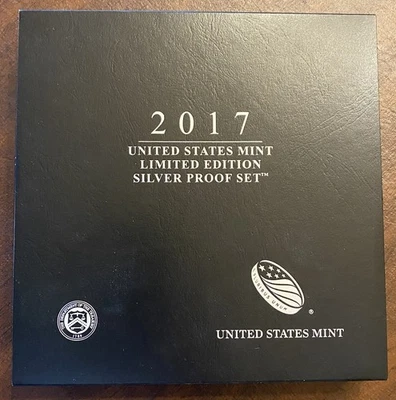 2017 US Mint Limited Edition Silver Proof Set w/ American Eagle OGP/COA  Nice! - Image 1 of 4