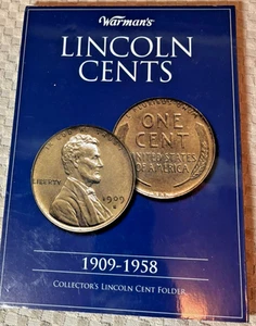 Lincoln Cents 1909-1958 Collector's Folder (Warman's Collector Coin Folders) - Imagen 1 de 4