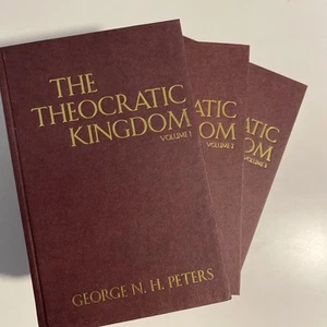 The Theocratic Kingdom, Peters, Three 3 Volumes, Like New - Foto 1 di 17