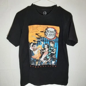 Demon Slayer M Anime T-Shirt Kimetsu No Yaiba Characters Tee Tanjiro Nezuko - Picture 1 of 5