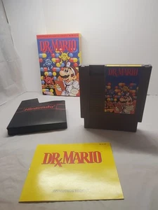 Dr. Mario (Nintendo NES, 1990) Cib Complete TESTED Authentic - Picture 1 of 16