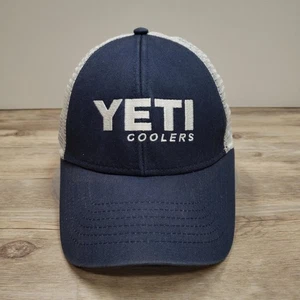 Yeti Coolers Mütze Kappe Druckknopflasche marineblau weiß Mesh Trucker bestickt Baseball Herren - Bild 1 von 9