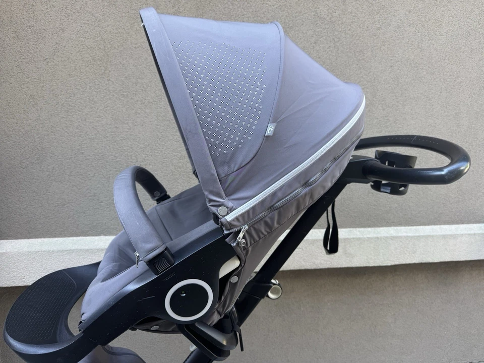 Stokke Xplory Baby stroller Grey-Taupe ++Bonus Stokke Stroller Seat Baby Insert! - Image 1 of 4