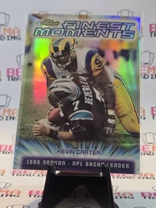 2000 Topps Finest - Finest Moments Kevin Carter #FM14 Refractor - Picture 1 of 3