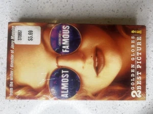 Vintage Almost Famous VHS Tape 2000 Comedy Drama Sealed Kate Hudson Oscar Winner - Picture 1 of 4