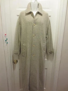 NWT $695 RALPH LAUREN Gray TWEED HERRINGBONE Long WOOL COAT Jacket Small Medium - Picture 1 of 1