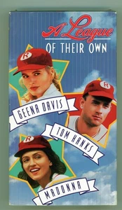 A League of Their Own, Movie, VHS, Pre Owned, Tom Hanks, Madonna, 1992, Vintage - Picture 1 of 2