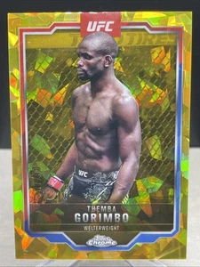 Themba Gorimbo 2025 Topps Chrome Sapphire UFC Gold 1/50 - Foto 1 di 2