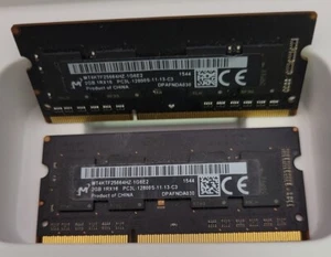 Lot 2x2GB 4GB MICRON Micro RAM MT4KTF25664HZ-IG6E2 1RX16 PC3L -12800S-11-13-C3 - Picture 1 of 11