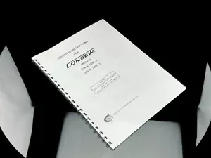 Consew Model 224 225 226 & R-1 Operating Instruction Manual User Guide Copy - Picture 1 of 3