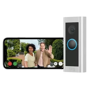 Ring Doorbell Pro 2 Video Türklingel - Satin Nickel (mit Plug-In Adapter) - Bild 1 von 9