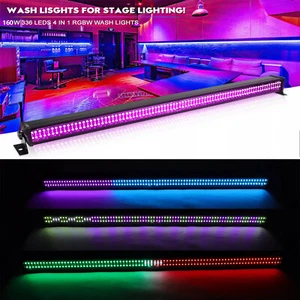 DMX512 RGB Wall Wash Light Bar Strobe Beam 252 LED Stage DJ Disco Party Lighting - Picture 1 of 17