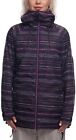 NO RESERVE 686 Women's Athena Insulated Snowboard Jacket Stripe Large $170 NEW