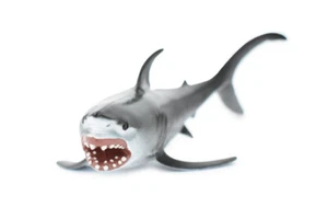 Great White Shark Realistic Toy Figure Model Replica Educational 9" CH368BB139 - Picture 1 of 9