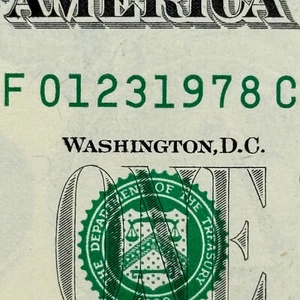 January 23rd 1978 Dollar Jan 23 1978 Birthday Gift Dollar Number Uncirculated $1 - Picture 1 of 3