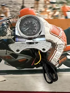 Harley Davidson Sportster Dyna Softail FXR 2-5/8" Mini Tach Tachometer RPM - Picture 1 of 6