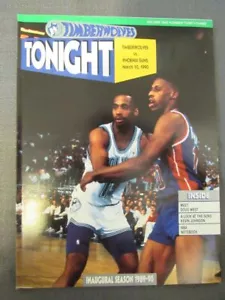 1989-90 Minnesota Timberwolves NBA Program vs. Phoenix Suns Dennis Rodman - Picture 1 of 1