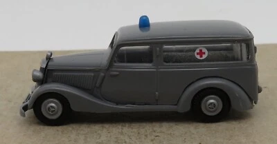 Rara Praline Ho 1/87 Mercedes 170 V Ambulanza Croce Rosso No. Box - Immagine 1 di 4
