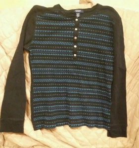 Chaps Girls Black and Teal Sweater size XL - Picture 1 of 2