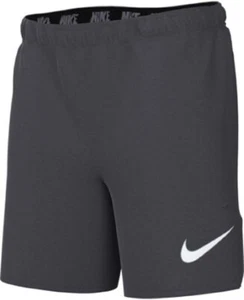 Nike Dri-Fit Flex Training Short No Pockets Boy's Small AQ3498 Anthracite NWT - Picture 1 of 6