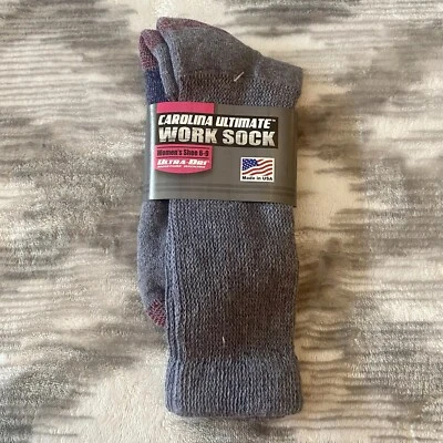 De colección Y2K Nuevo con Etiquetas Para Mujer Carolina Ultimate Calcetín 1 Par Gris Ultra-Dri Wicking EE. UU. Foto 1 de 4