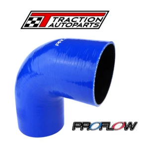 Hose Tubing Air intake, Silicone Reducer, 2.25in. - 2.5in. 90 Degree Elbow, Blue - Picture 1 of 3
