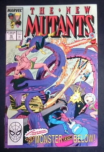 The New Mutants #76 Copper Age Marvel Comics VF - Picture 1 of 2