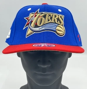 Gorra Zephyr NBA Philadelphia 76ers ala cuadrada ajustada 7 1/4 nueva - Imagen 1 de 8