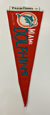 Miami Dolphins NFL Winning Streak Embroidered Throwback Wool Pennant!!!