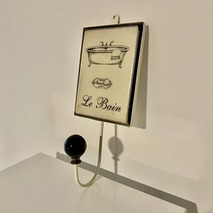 Extra Large Bath/Robe Wall Hanging Hook Hanger Decor - Picture 1 of 4