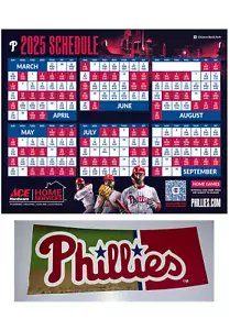 PHILLIES~2025 PROGRAMMA MAGNETICO 4/6/25 E O MINI FATHEAD NOME SGA - Foto 1 di 3