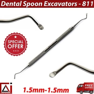 Escavatore cucchiaio dentista D-End 811 strumenti riparativi per cavità dentale composita 1,5 mm - Foto 1 di 6
