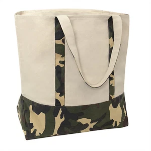 Bolso de Mano Rothco Grande de Lona Camuflado - Comprador Estilo Militar Resistente - Imagen 1 de 5