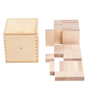 Holzspielzeug Fröbelgaben 6 für Kinderkrippe LxBxH 180x180x183mm NEU Holzspiel - Picture 1 of 1