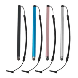 Resistance Antilost Lanyard Pen Fiber Tip Pen for ipad Smart Phone Tablet - Zdjęcie 1 z 12