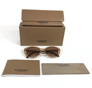 Burberry Sunglasses B4407 4088/13 Brown Cat Eye Frames w/ Brown Lenses 54-17-140 - Picture 1 of 12