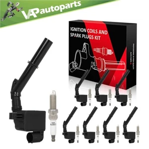 8 For 2012-2017 Mercedes-Benz S550 4.7L V8 Ignition Coil & Spark Plug UF741 - Picture 1 of 11