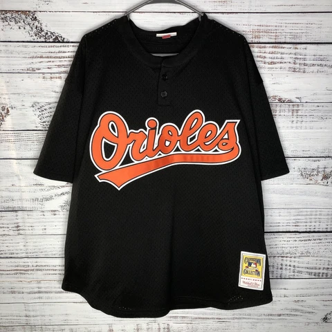 Mitchell & Ness Baltimore Orioles 1997 Roberto Alomar #12 BP MLB Jersey Size 52 Cover