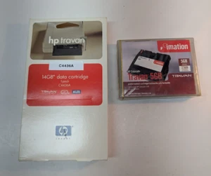 HP Travan Data Cartridge C4436A 14GB and Imation HP Colorado Travan 5GB - Photo 1/3