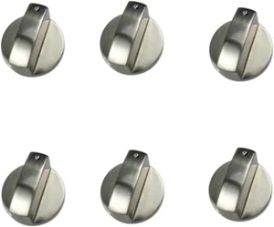 6 Pezzi Manopole Piano Cottura, 6Mm Pomello Fornello Gas Manopole Forno Universa - Foto 1 di 12