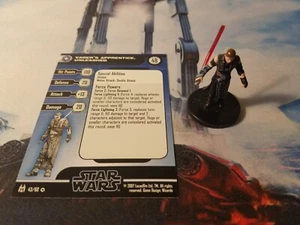 Star Wars Miniatures Force Unleashed 43 Vader's Apprentice, Unleashed - Picture 1 of 1