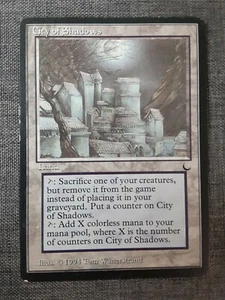 City of Shadows - Magic the Gathering MTG - The Dark - Rare Card M-01 - Picture 1 of 2