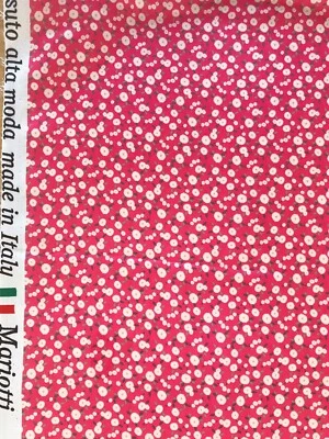 Hochwertig Digitaldruck High-Fashion Satin Stoff Meterware von Mariotti Italien - Bild 1 von 4