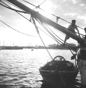 SFAX c. 1950 - Bateaux Port Tunisie - Négatif 6 x 6 - TUN 13 - Bild 1 von 1