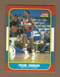 1986 Fleer Basketball Frank Johnson # 52 Near Mint / Mint - Bild 1 von 1