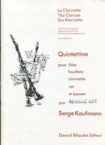 Kaufmann Notenquintettino für Flöte, Oboi, Klarinette, Horn und Fagott - Bild 1 von 5