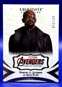 2021 UD Marvel Black Diamond 2020 Exquisit #41 Samuel L Jackson Nick Fury /125 - Bild 1 von 7