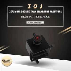 Coolant Expansion Tank For 2004–2019 Subaru WRX STi Full Aluminum Black 2002-07 - Picture 1 of 7